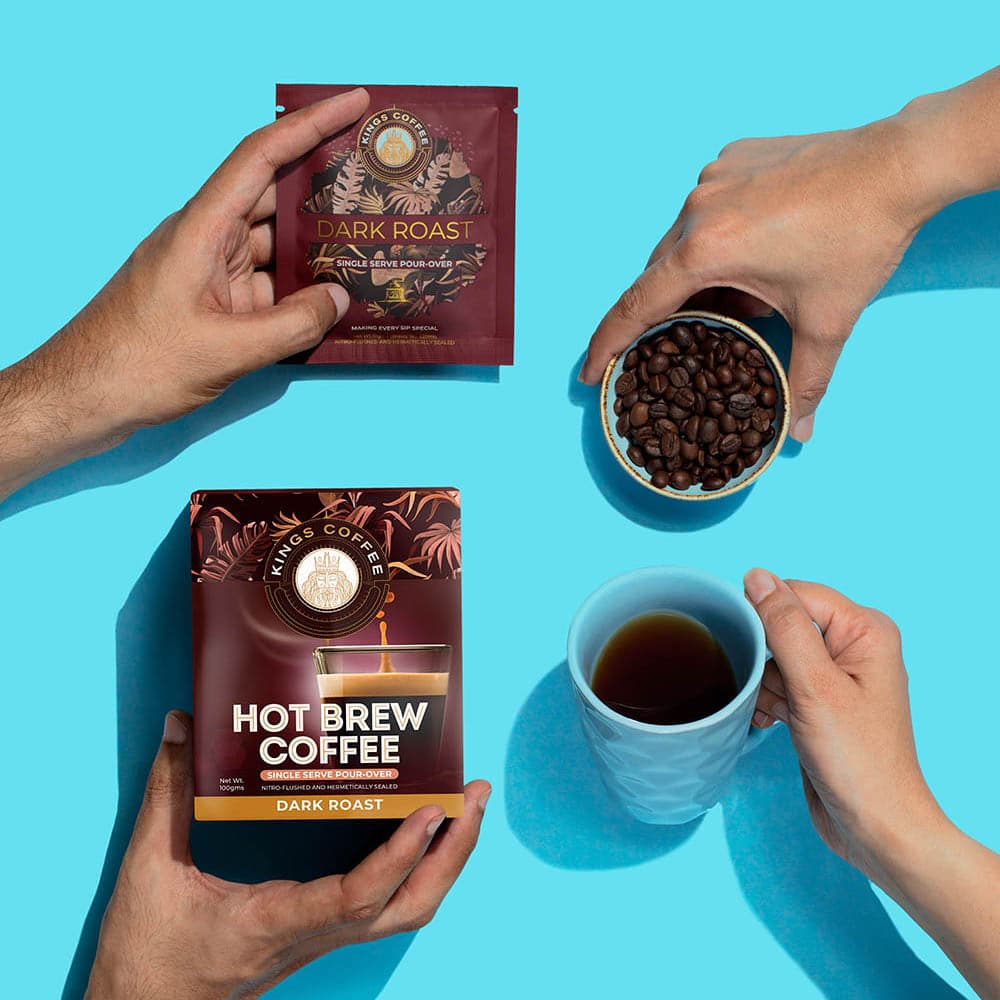 Kings Coffee Brew Bags Dark Roast
