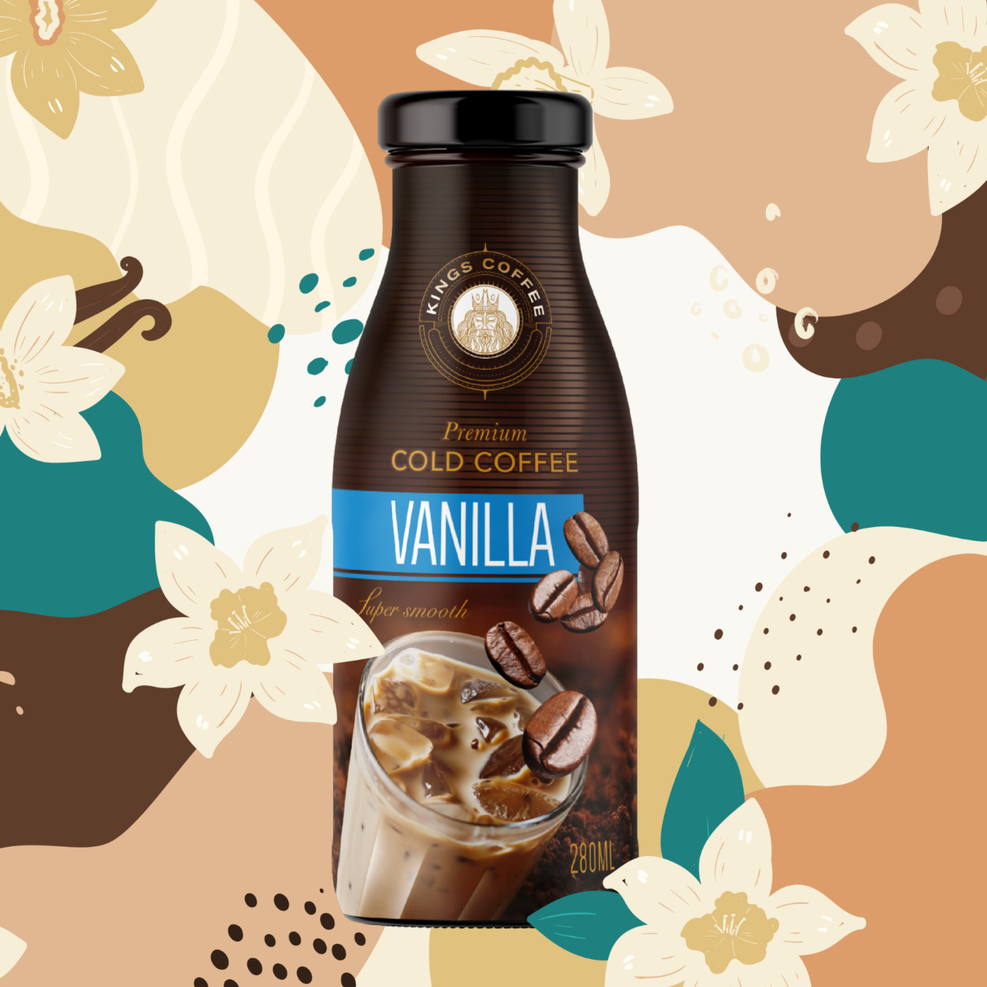 Kings Coffee Vanilla Super Smooth 280ml