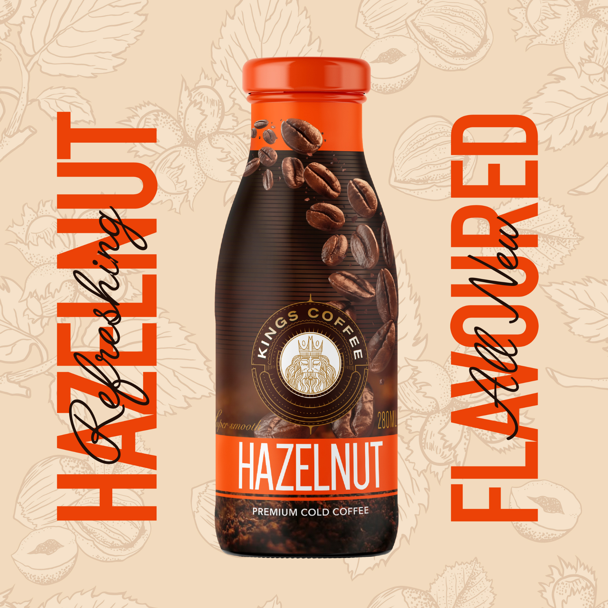 Kings coffee Hazelnut Super smooth 280ml