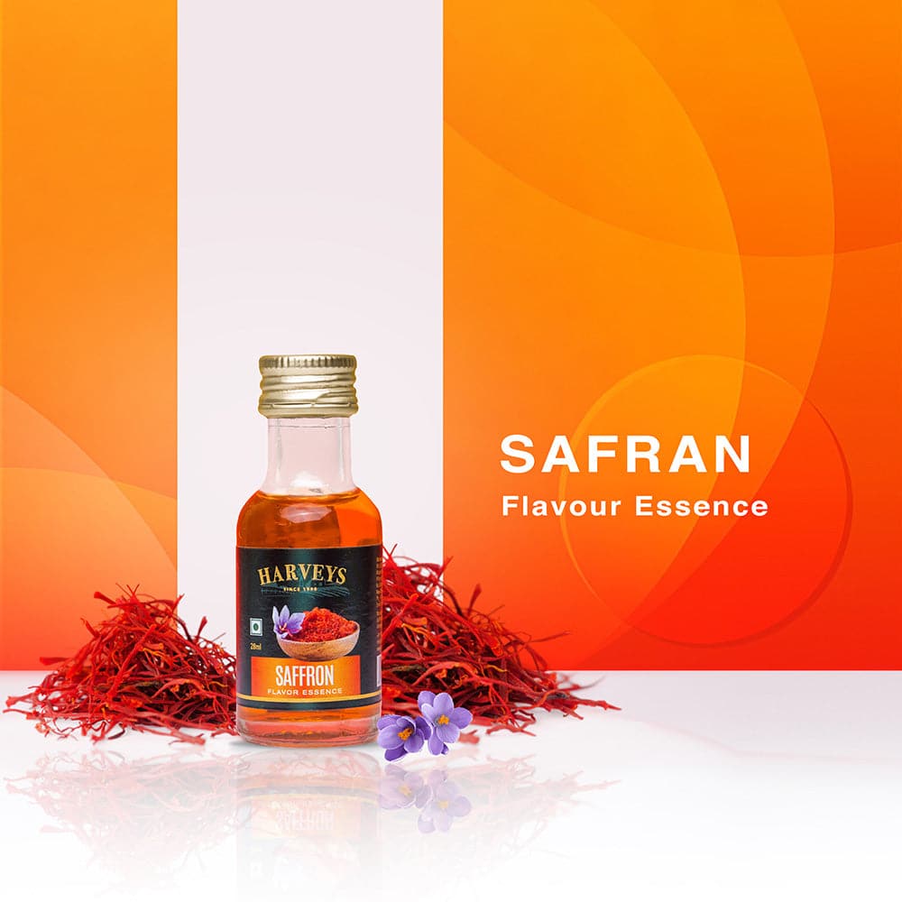 Harveys Flavouring Essence Biryani, Kewra, Saffron, Cardamom Pack of 4 (28 ml x 4)