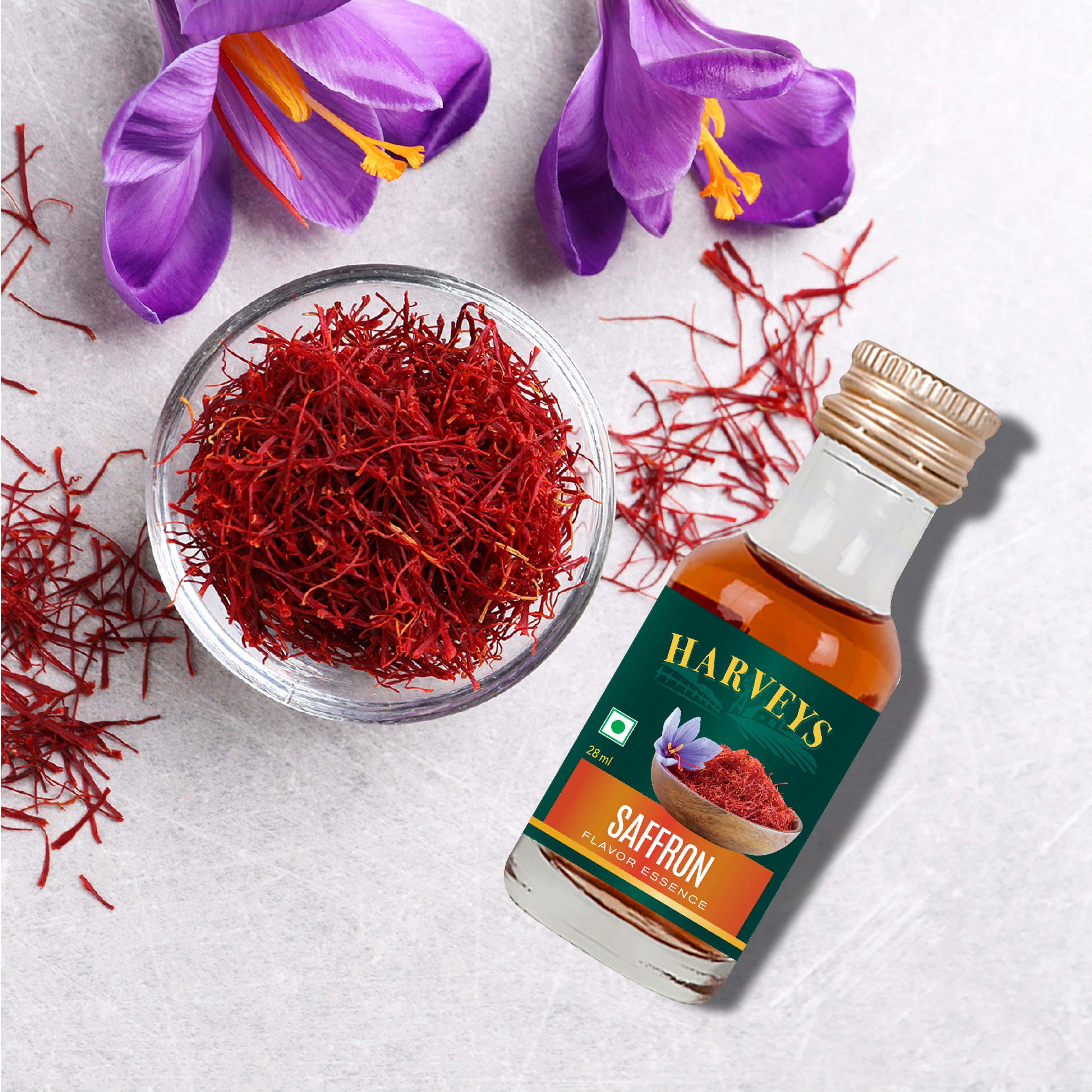Harveys Flavouring Essence Biryani, Kewra, Saffron, Cardamom Pack of 4 (28 ml x 4)