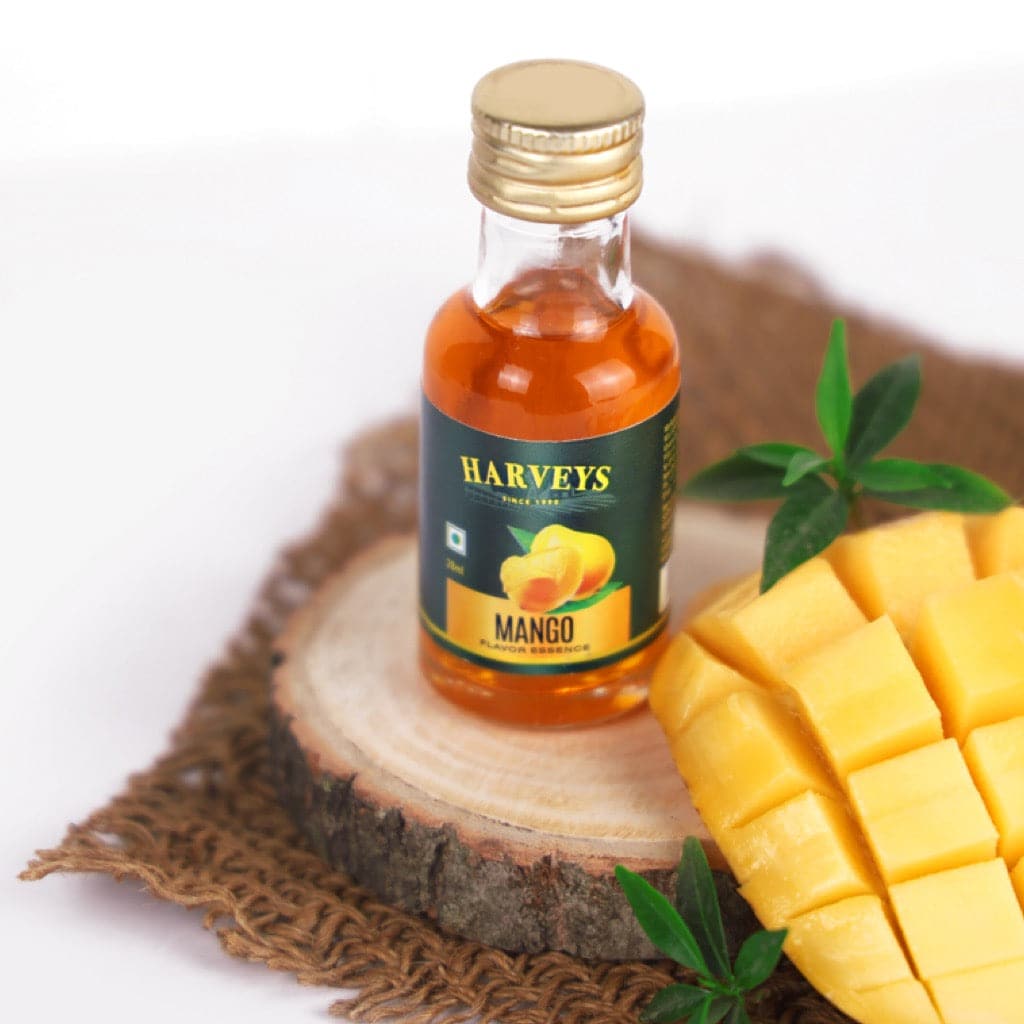 Harveys Flavouring Essence Vanilla, Chocolate, Mango, Butterscotch Pack of 4(28ml x 4 )